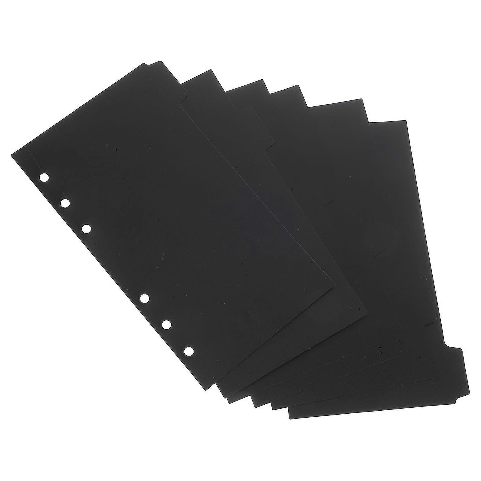 Binders Dividers Plastic Tab Dividers Document Separation Organization Bookmark A6 Side Ear Style 18 Sheets