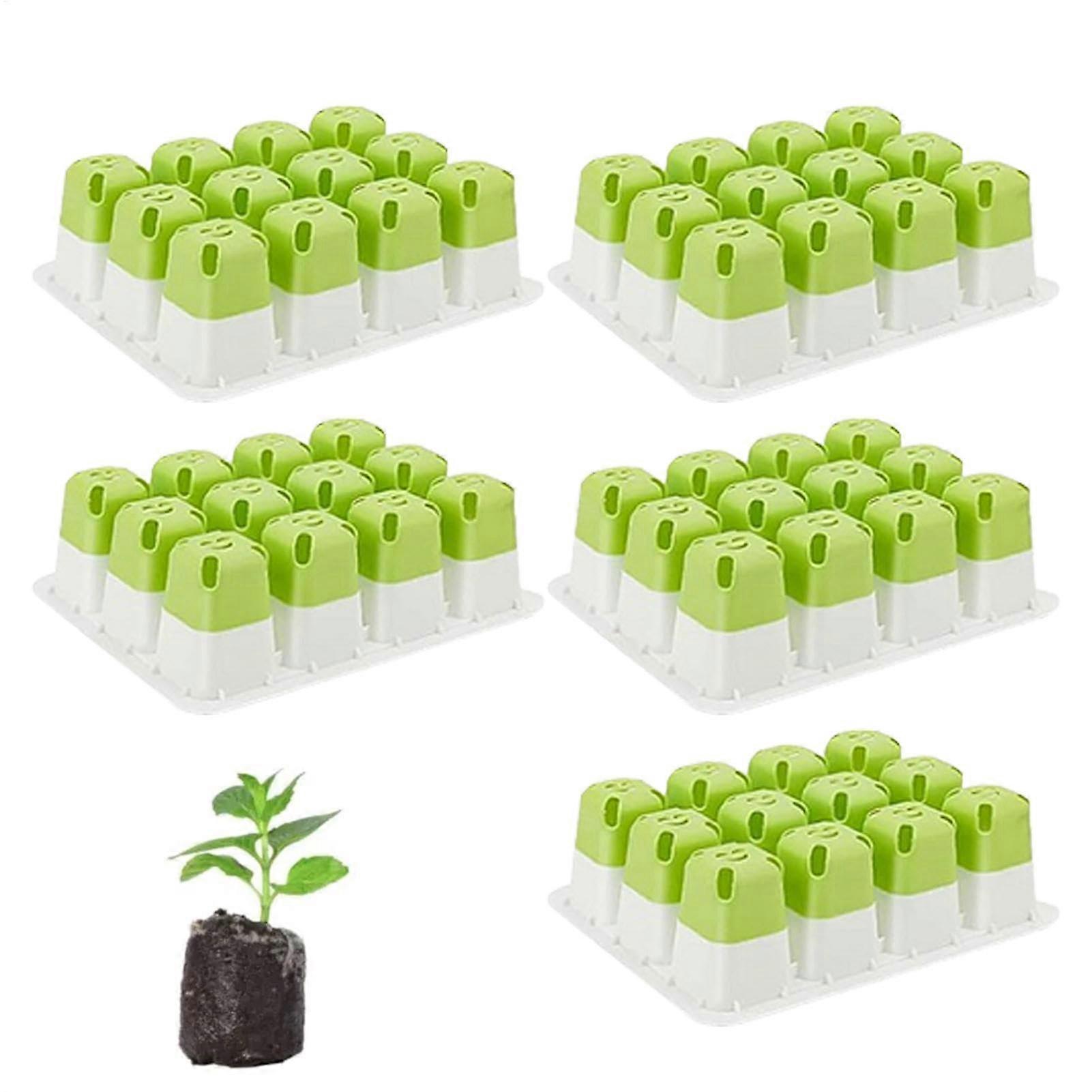 Indoor Greenhouse Propagation Box Silicone Reusable Seedling Starter Trays