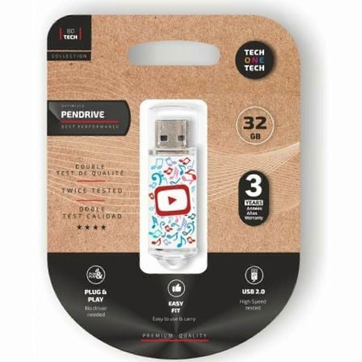 USB-minne Tech One Tech TEC4019-32 32 GB
