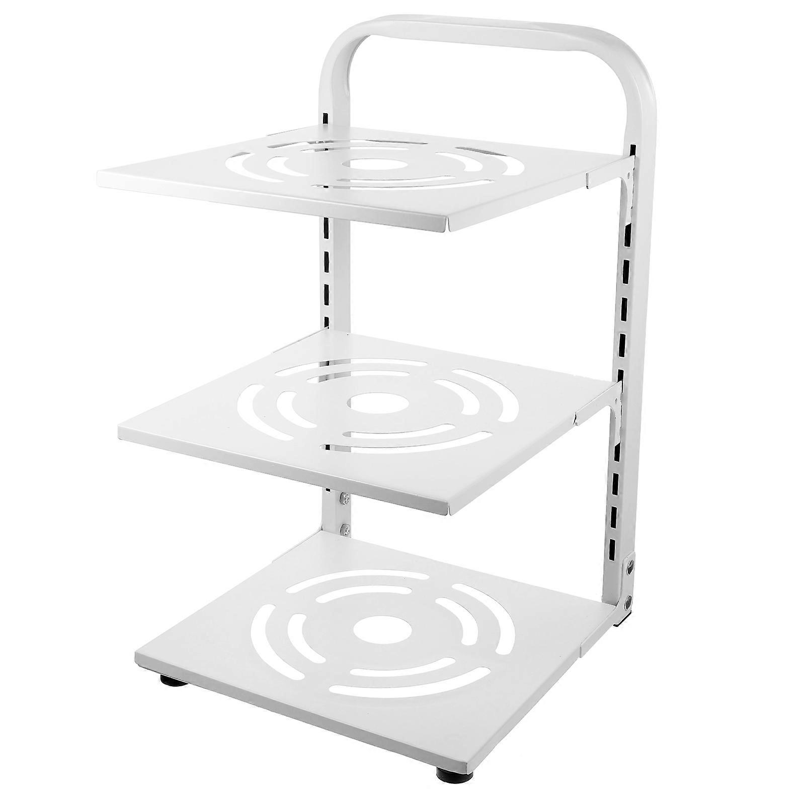 Household Pan Organizer Adjustable Pan Organizer for Kitchen 27X21X41CM Rust-Proof 1Pack