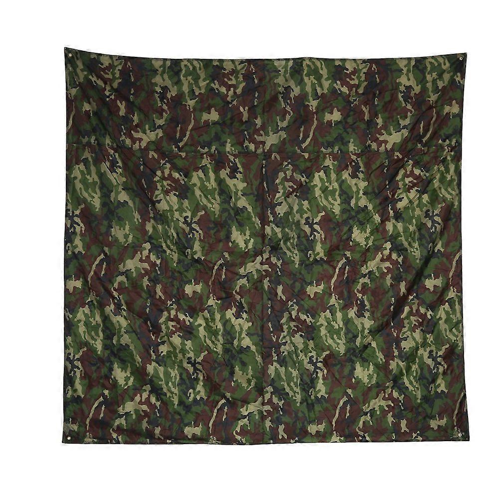 Camouflage Tent Tarp Picnic Mat Floden Blanket for Camping Picnic Beach (2 x 2 m) 22m