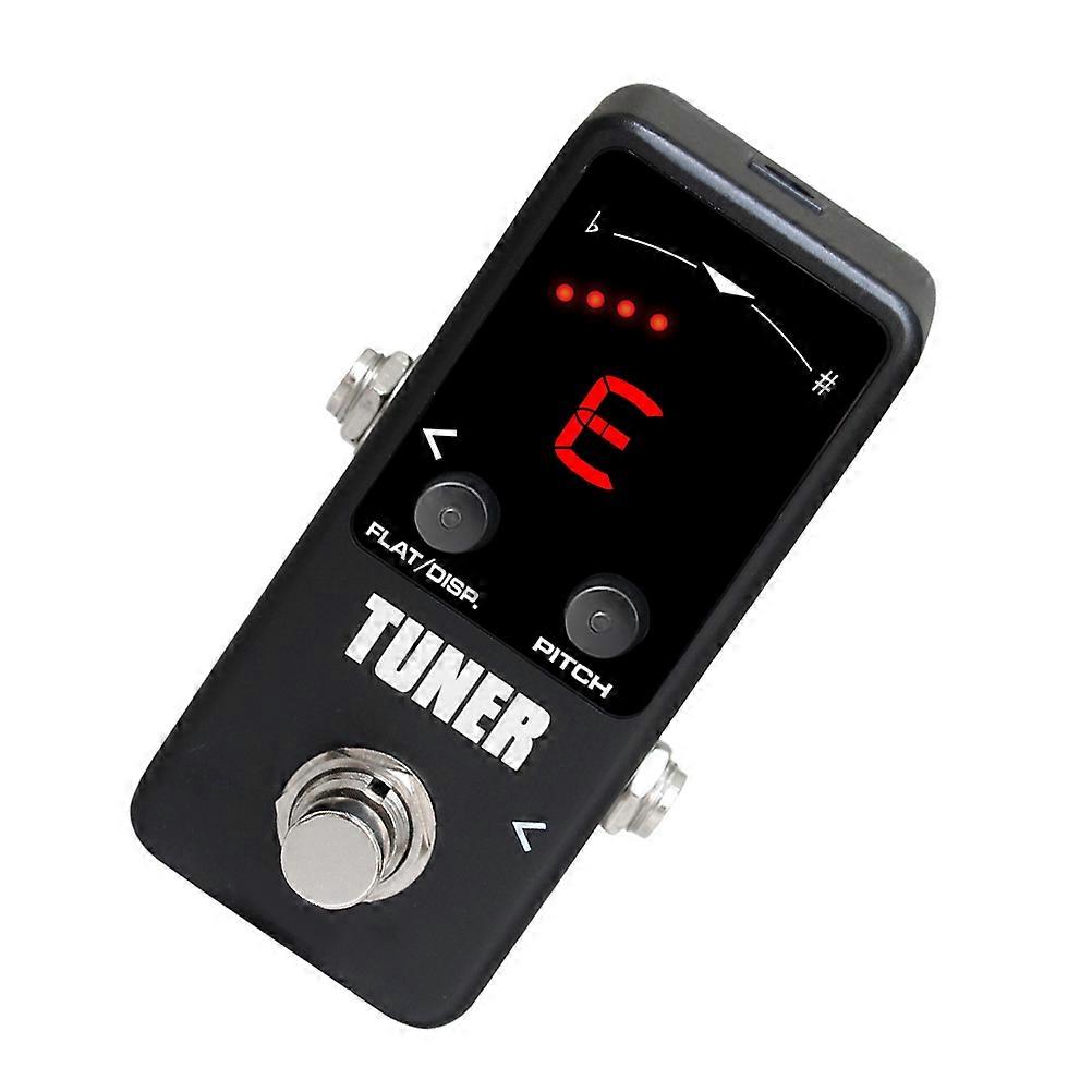 Guitar Foot Pedal Tuning LED Display 9.4X5.3X5.3cm 1Pack
