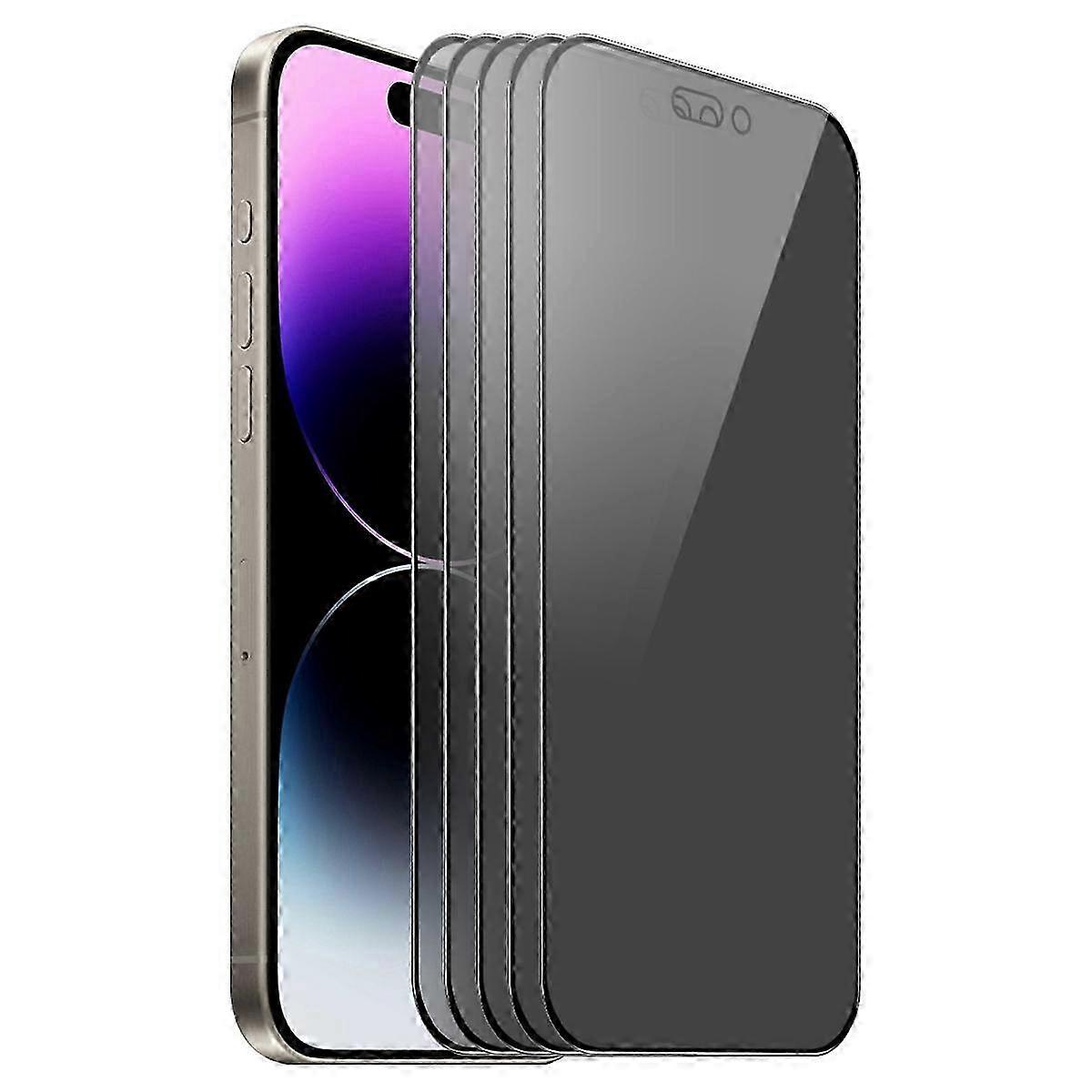 5Pcs Anti-Spy Screen Protector Full Cover for Compatible Devices