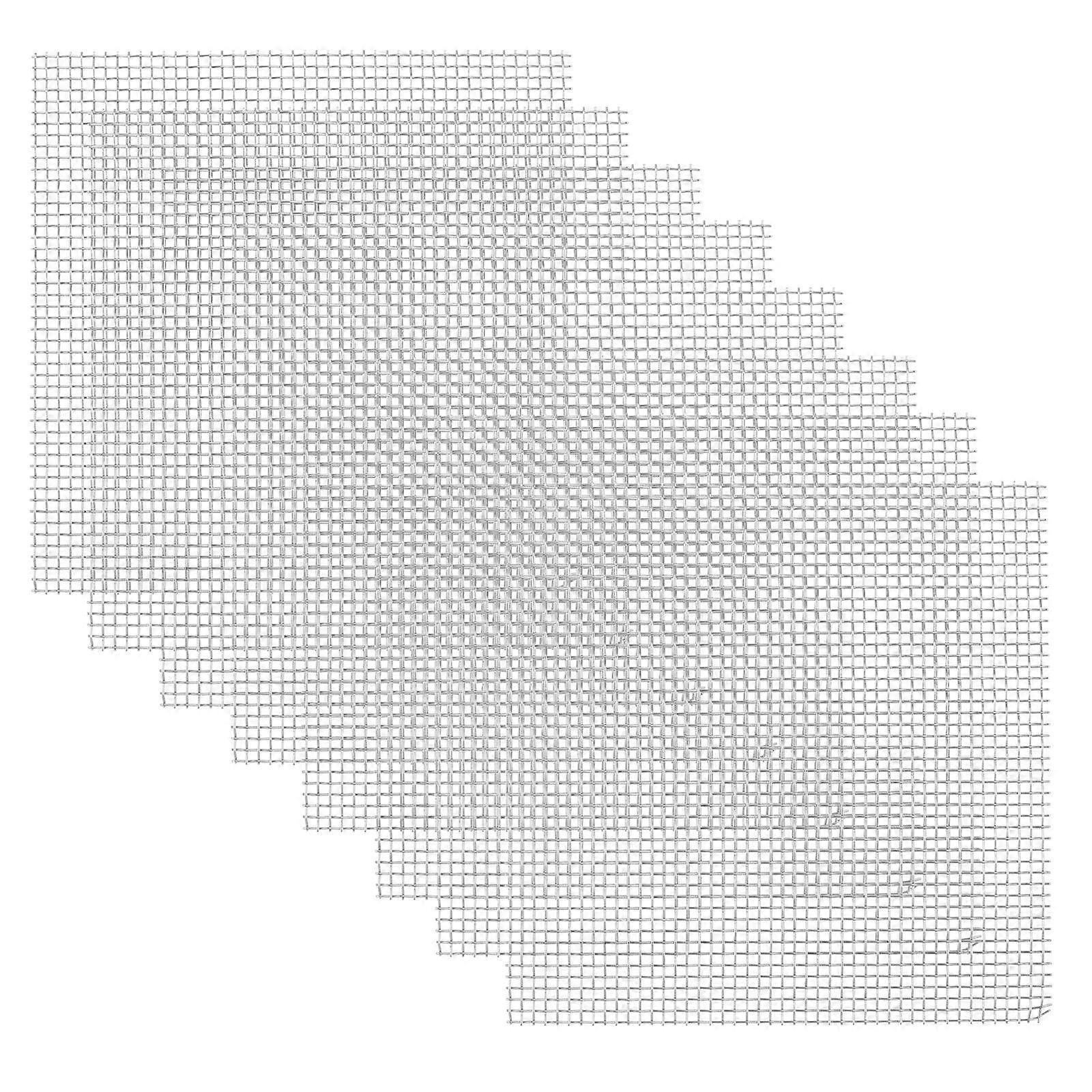 Wire Mesh For Aquarium Moss Stainless Steel Fixing Moss DIY Enthusiasts 10x10cm 10Pack