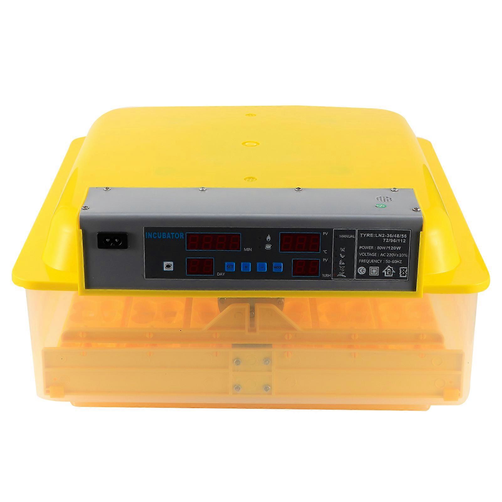 Full Automatic Household Intelligent Egg Incubator Chicken Duck Goose Quail Eggs Hatching MachineUK Plug 220V