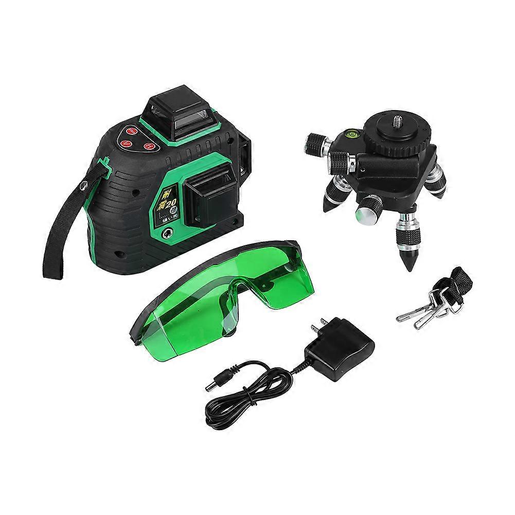 Professional 3D Laser Level, Self Leveling Laser Tool With High Visibility Green Laser For Precise Alignment, 360 Degree Coverage & Multiple Modes