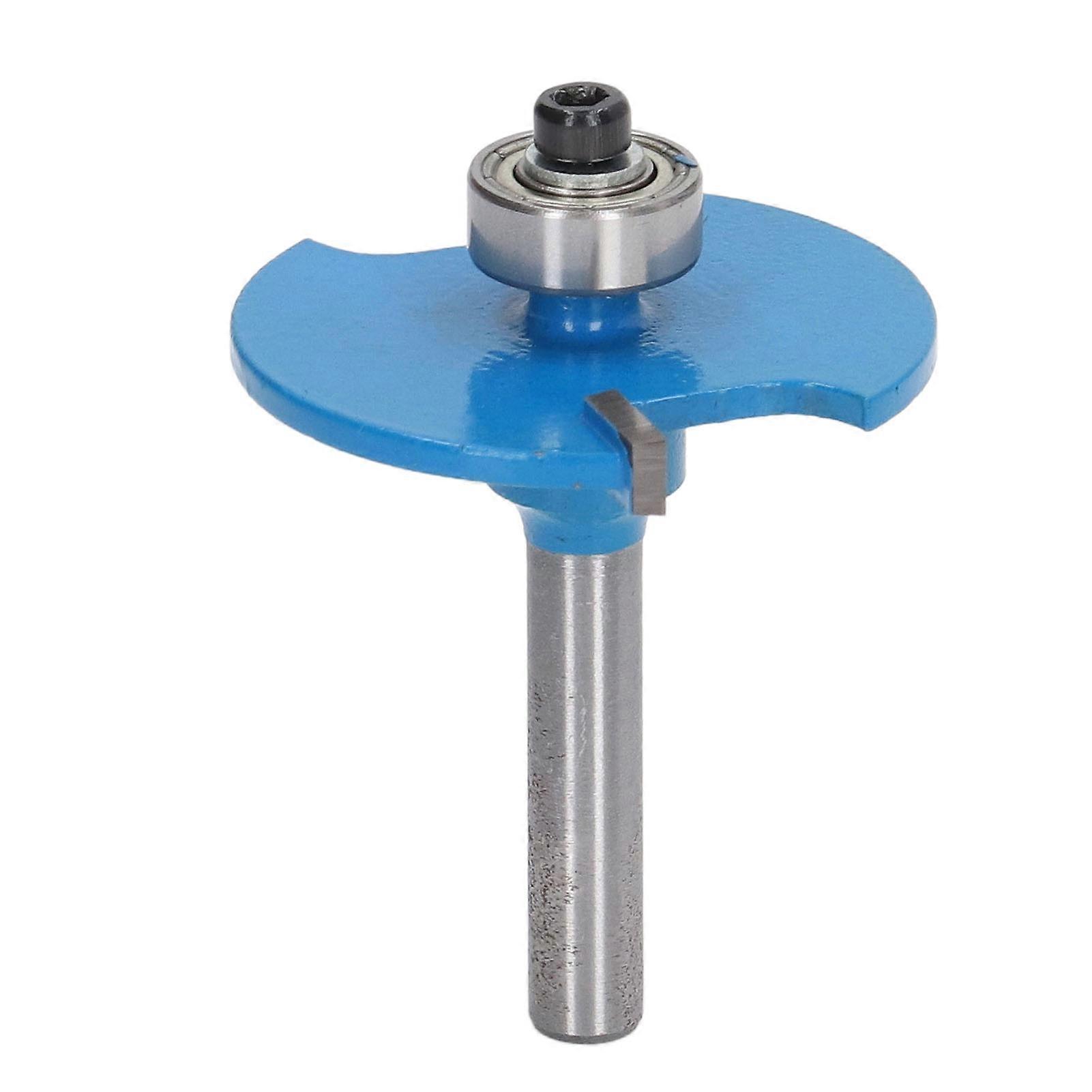 1/4in Shank Cemented Carbide Edge Round Over Router Bit 41.3x4.2mm