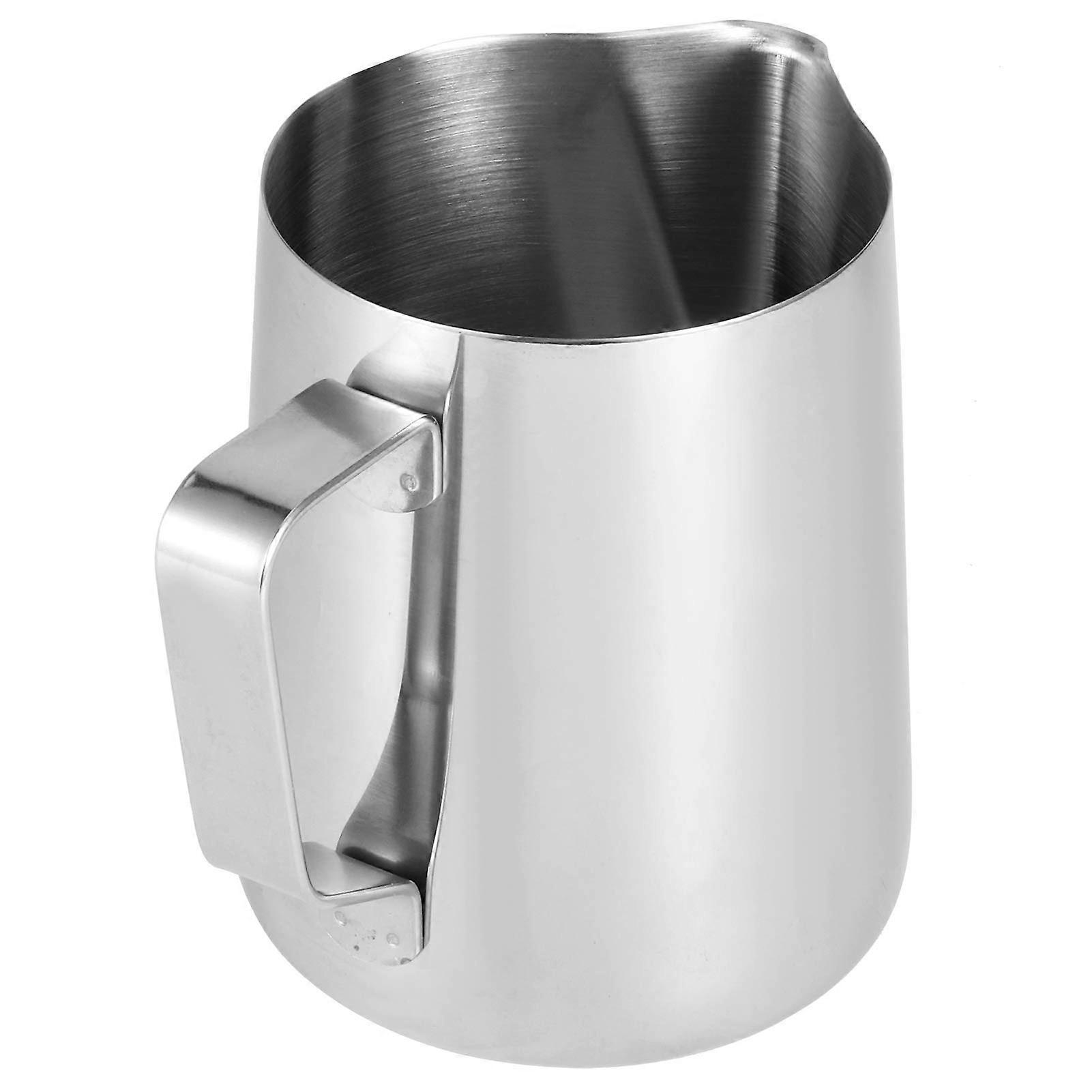 Stainless Steel Coffee Pitcher Latte Art Frothing Cup Temperature Sensor Home Office