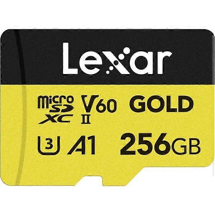 Carte mémoire - LEXAR - Micro SD 256GB V60 - Classe 10 - Vitesse de lecture V60 - Compatible avec le