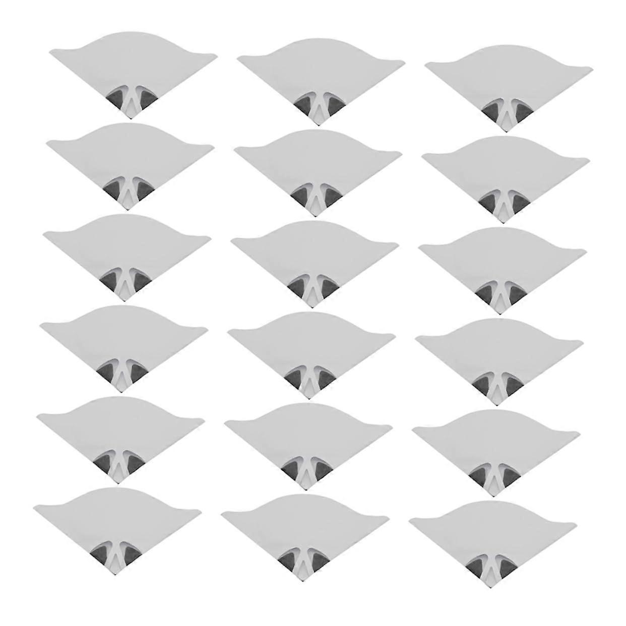 Filter Paper Painting Car Funnel - 100 Pack Nylon Paint Filter Mesh for Oil Paint & Paint Straining Tools, White