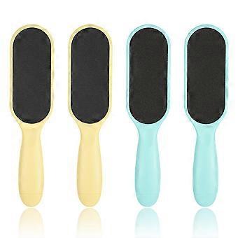 4Pcs Doppelseitige Fußfeilen, Pediküre Ferse Raspel für Dead Skin Fußfeilen-Kit Dead Skin Scrubber-Style3