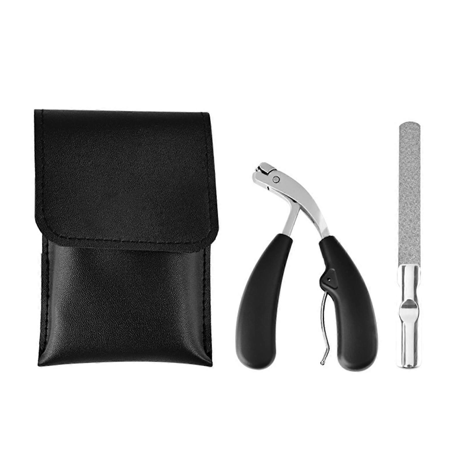 Toenail clippers for thick nails, sharp, sturdy nail cutters, angled head, toenails, clipper with wide jaw opening