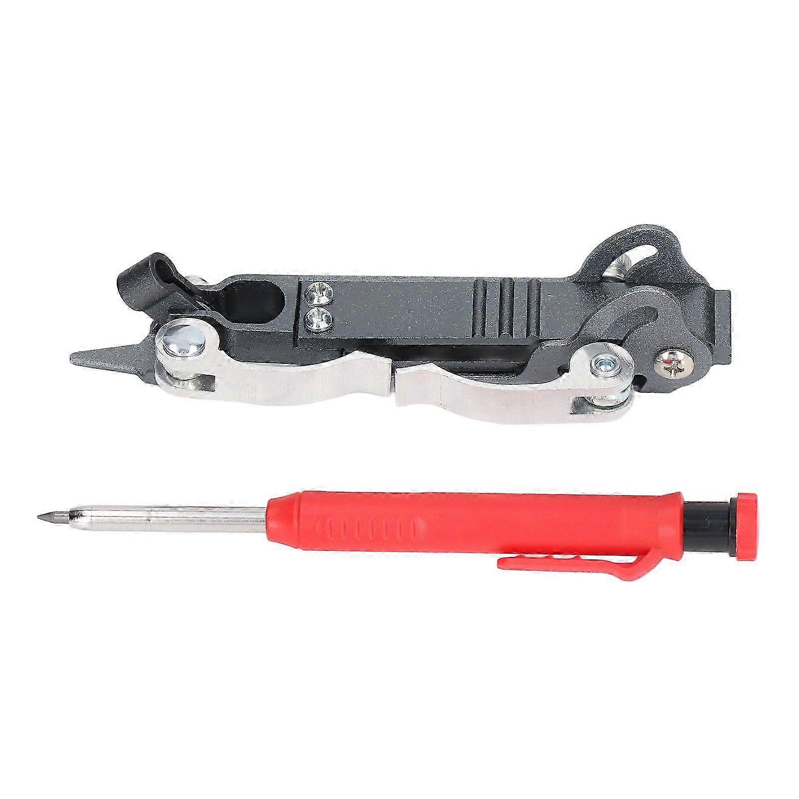 Multifunctional Scribing Tool for Woodworking Compass Edge Ruler and Contour Line Measuring Gauge