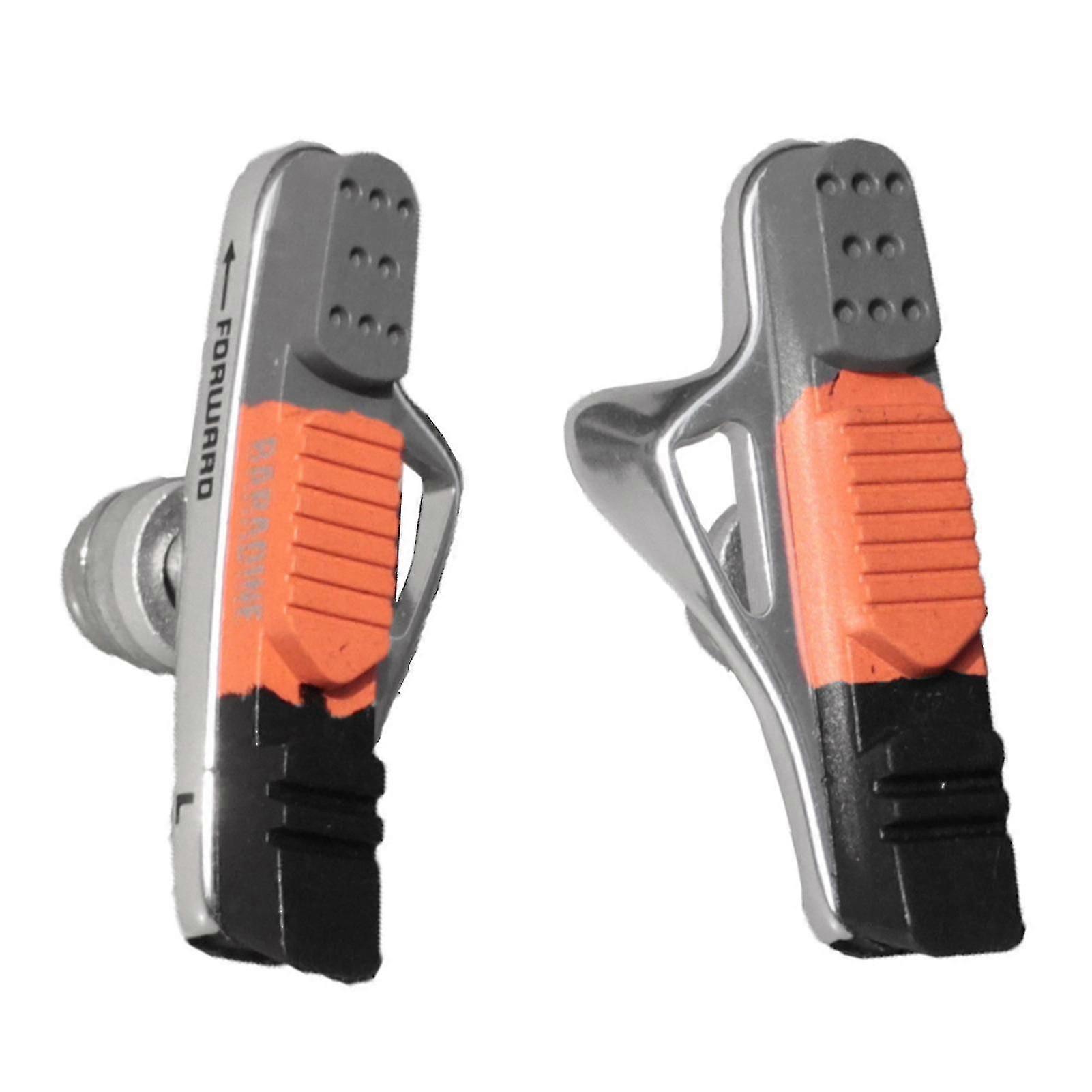 1 Pair Professional Bicycle Brake Pads with Enhanced Drainage Texture for BMX