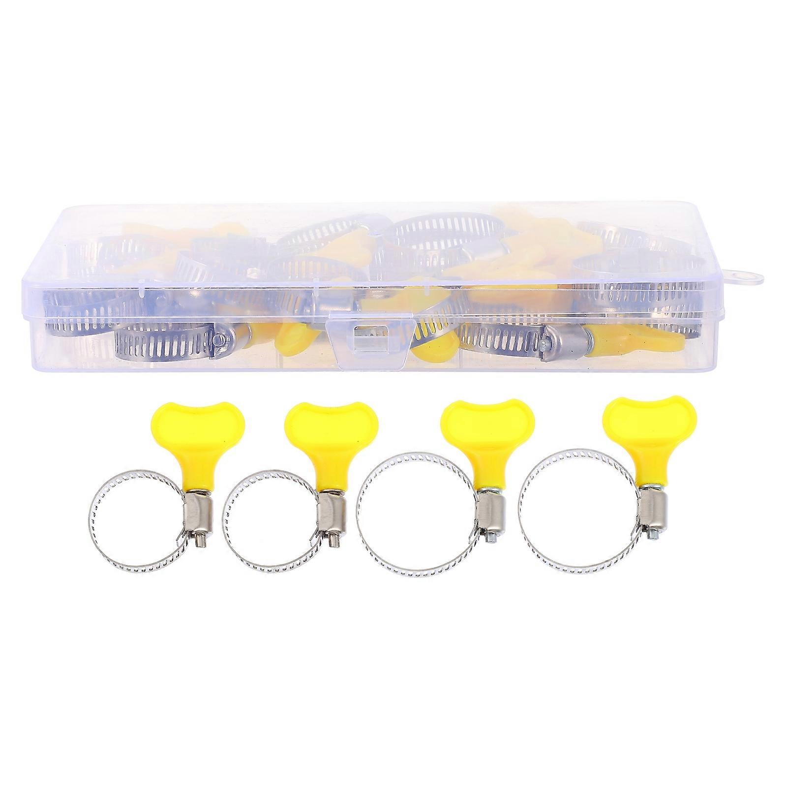 Stainless Steel Hose Clamps for Fastening with Quality and 20 Pieces