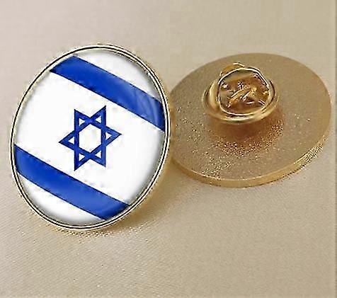イスラエル国旗 社章・ピンバッジ、イスラエル国旗ピン、私はイスラエルと共に立ち、我々はイスラエルのボタンピンと共に立ち、彼らのために祈ります