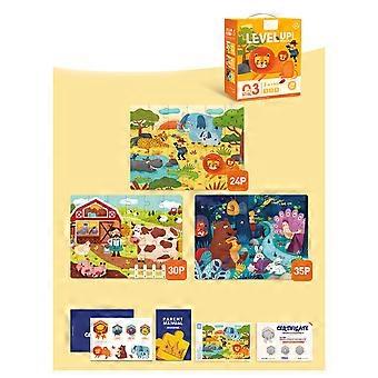 Kids Jigsaw Puzzles Logical Thinking Hands On Ability Training Early Educational Toys for Children