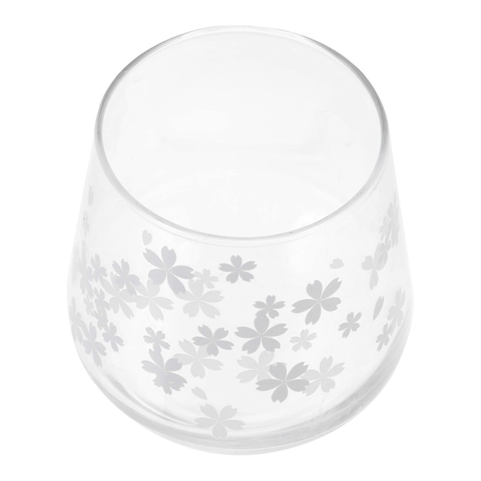 Color Changing Glass Cup Stylish Heat Cold Reactive Design Drinking Glass for Beer Juice Milk Home Gatherings