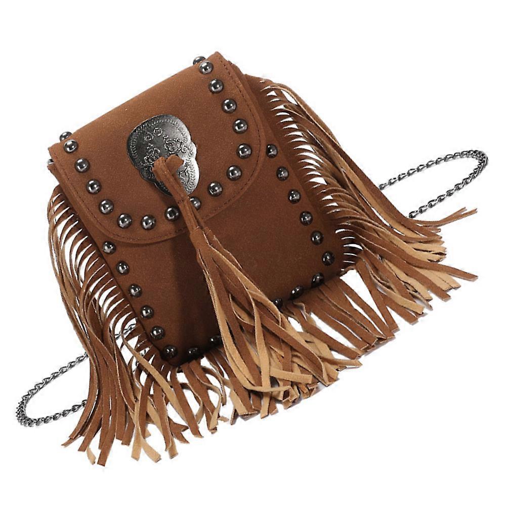 حقيبة كتف كروس بودي أنيقة من شرابة عتيقة للنساء - حقيبة يد أنيقة للاستخدام اليومي والمناسبات الخاصة ، تحمل المفاتيح والهاتف المحمول والبطاقات