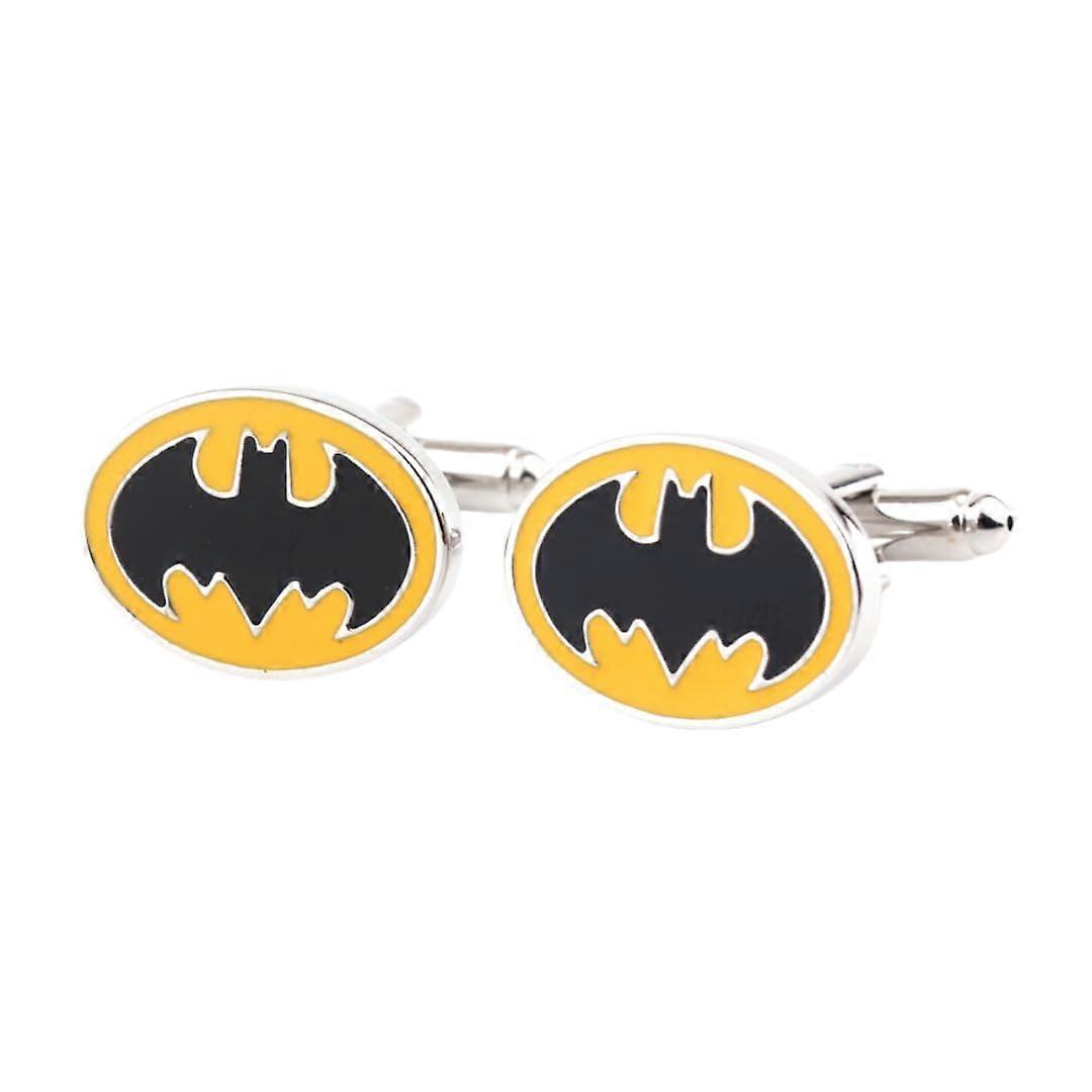 BatmanShaped Cufflinks for Men (1 Pair) – Stylish Men's Cufflinks
