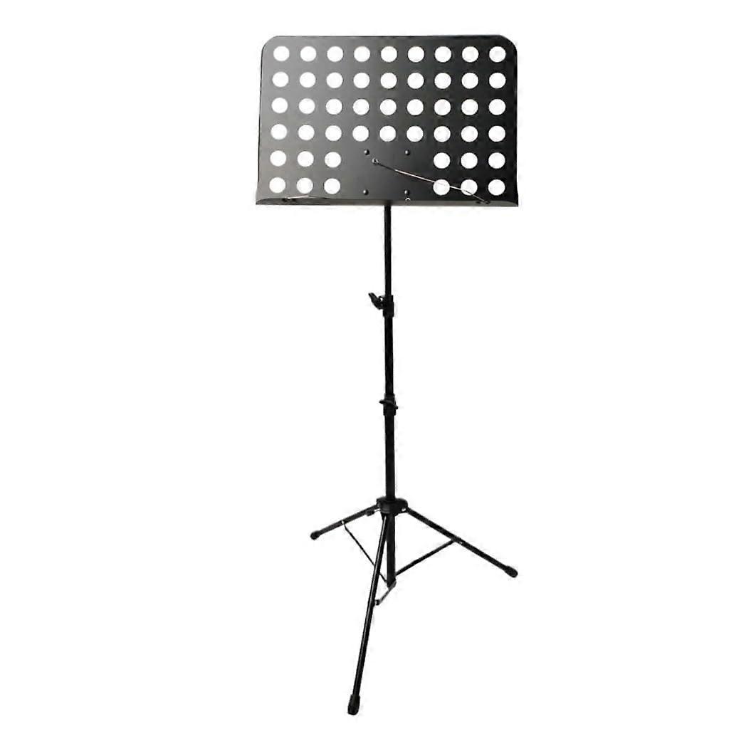 Music Stand Shelf, Guitar Accessories, Foldable, Portable, Easy to Assemble (Black)