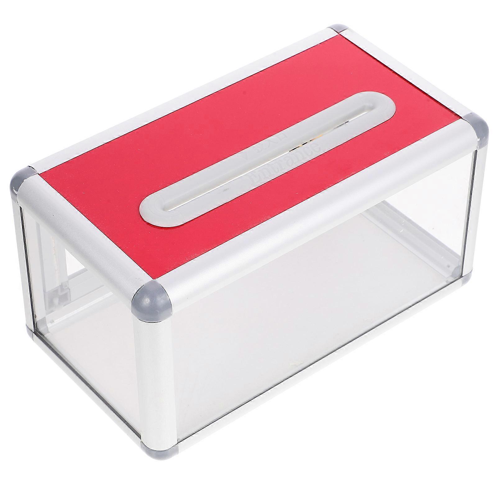 Business Card Storage Box Desk Organizer Professionals Large Capacity Scratch-resistant 1Set