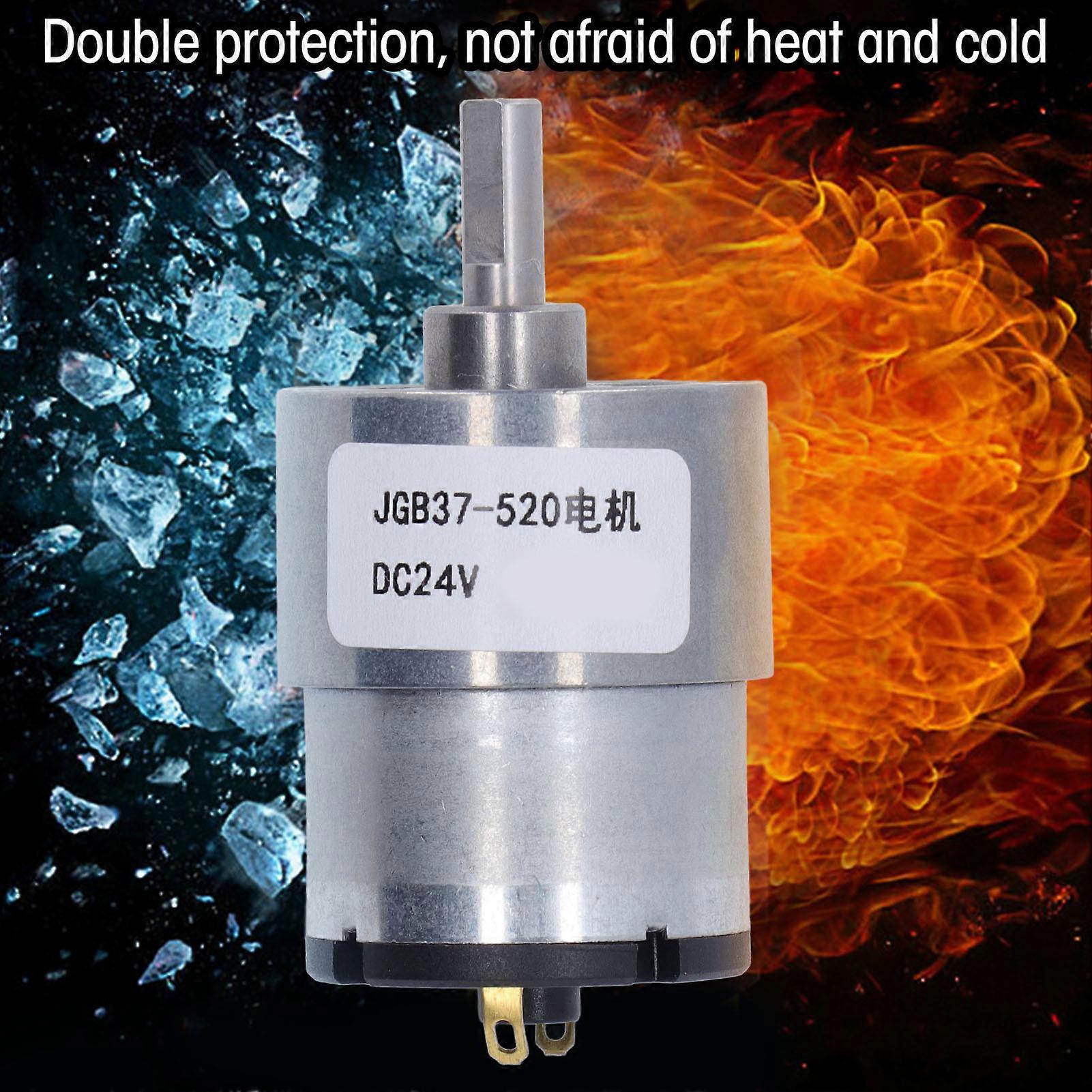 DC Gear Motor Aluminum Alloy Shell Rustproof Low Friction Brass