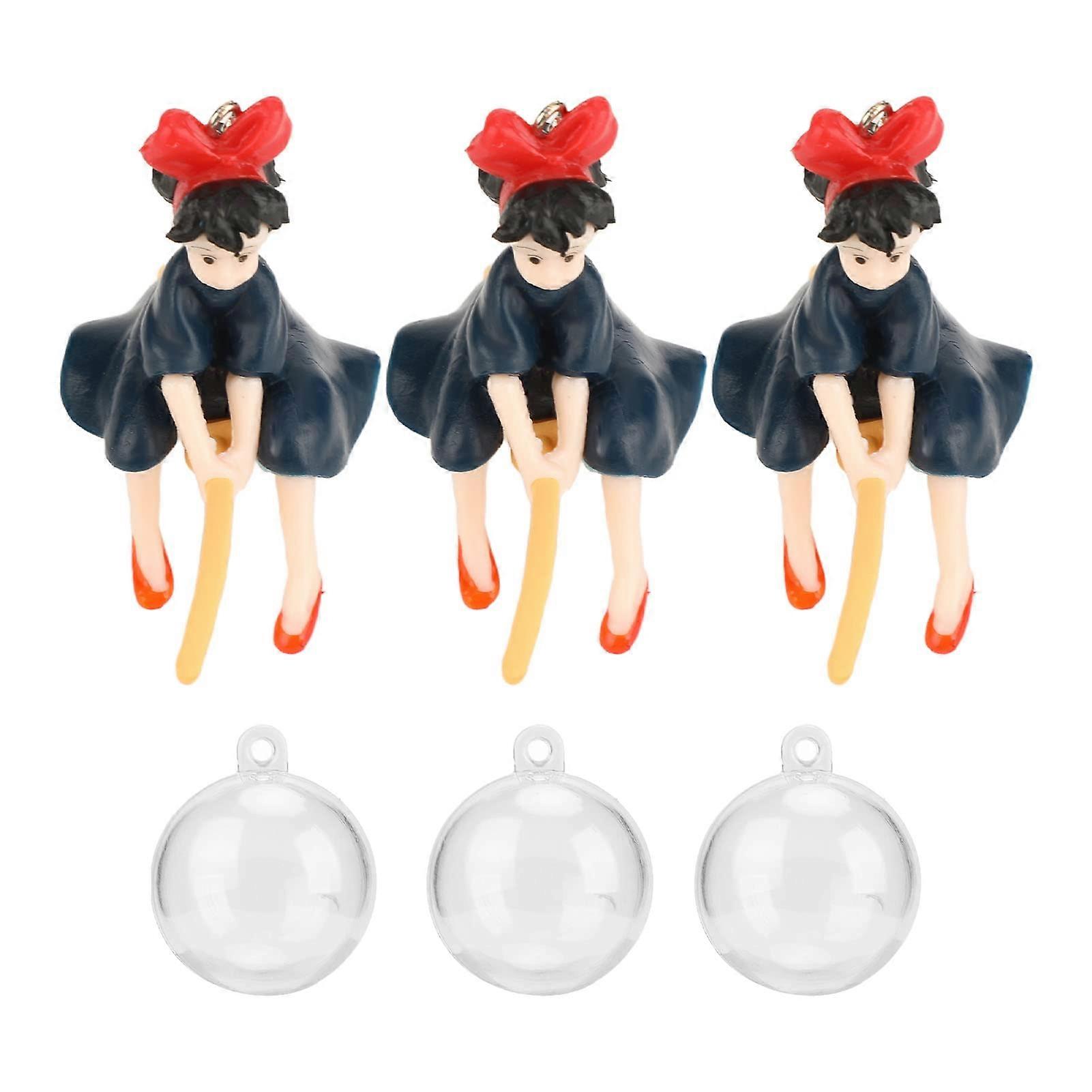 Small Witch Fish Tank Decorations, Cute Floating Little Witch Aquarium Decor