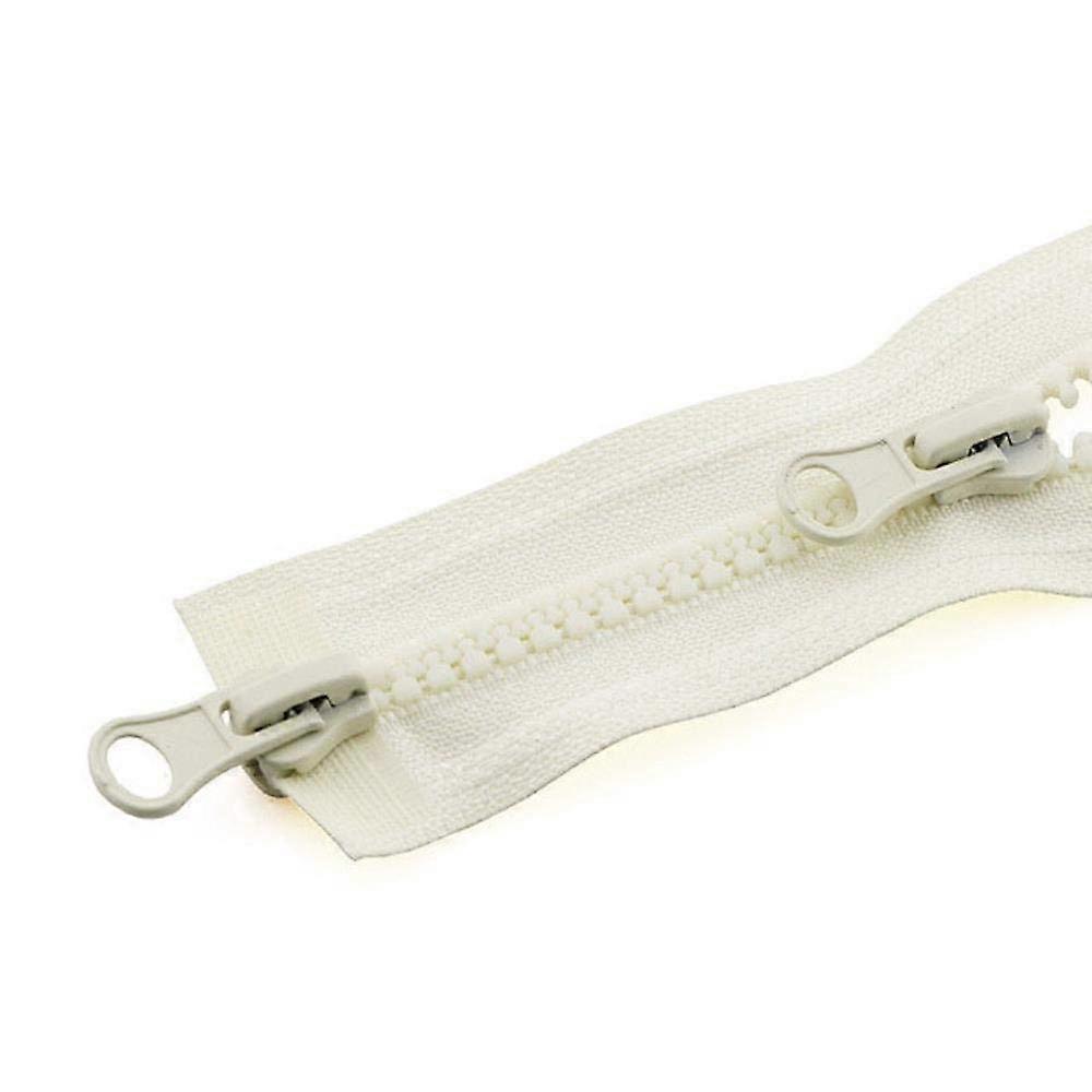 Jacket Sewing Zippers, 80/90/100/120/150cm Resin Double Sliders OpenEnd Auto Lock