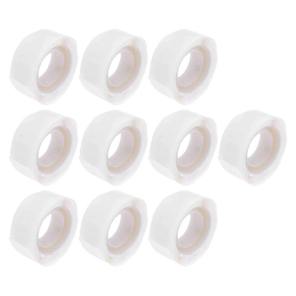 Eyelash Glue Pad Stickers for Eyelash Extension Procedures 4x4cm White 10 Rolls
