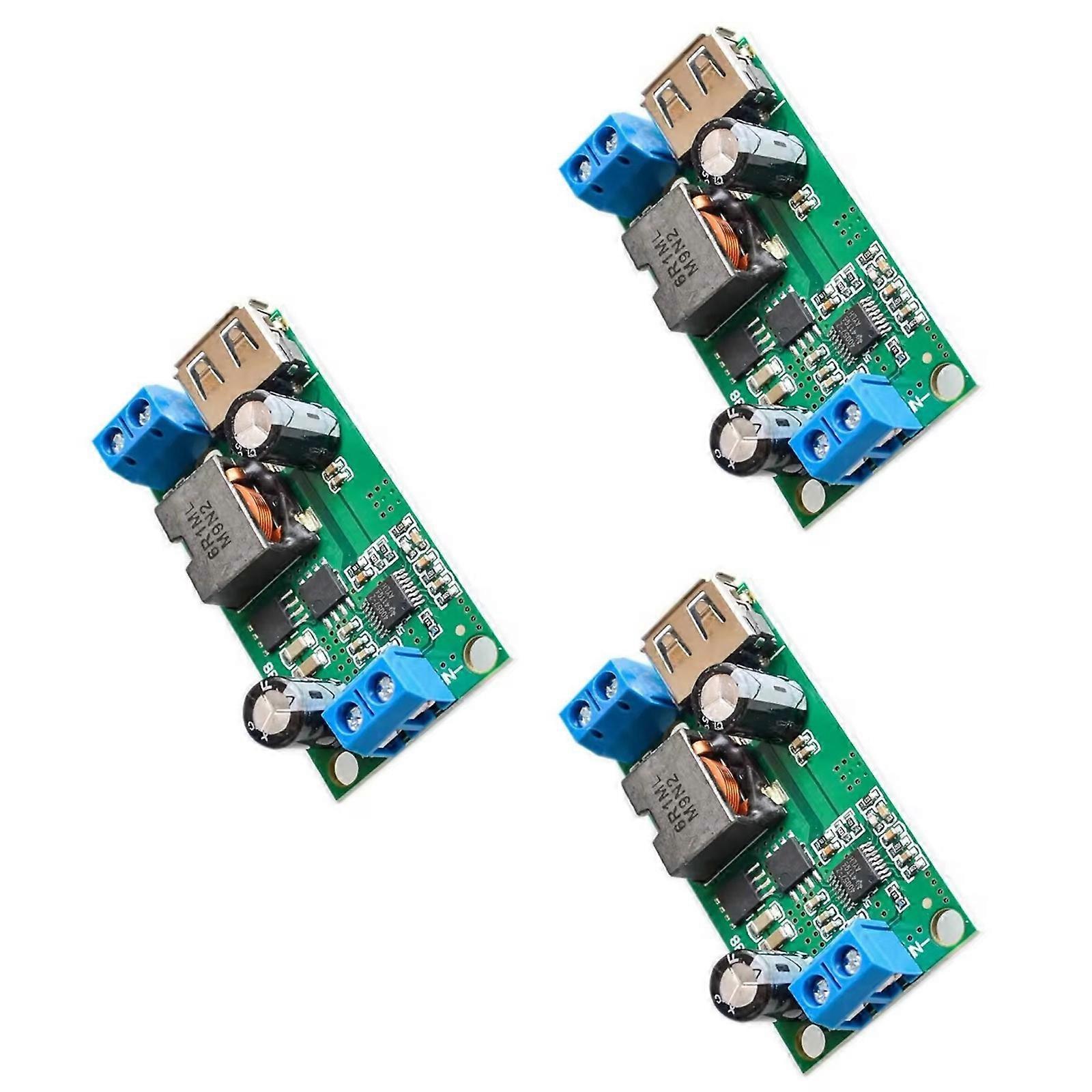 9V 12V 24V 36V To 5V 5A Step Down Synchronous Rectification Power Adapter Power Supply Module Replace for Home Device Multicolor