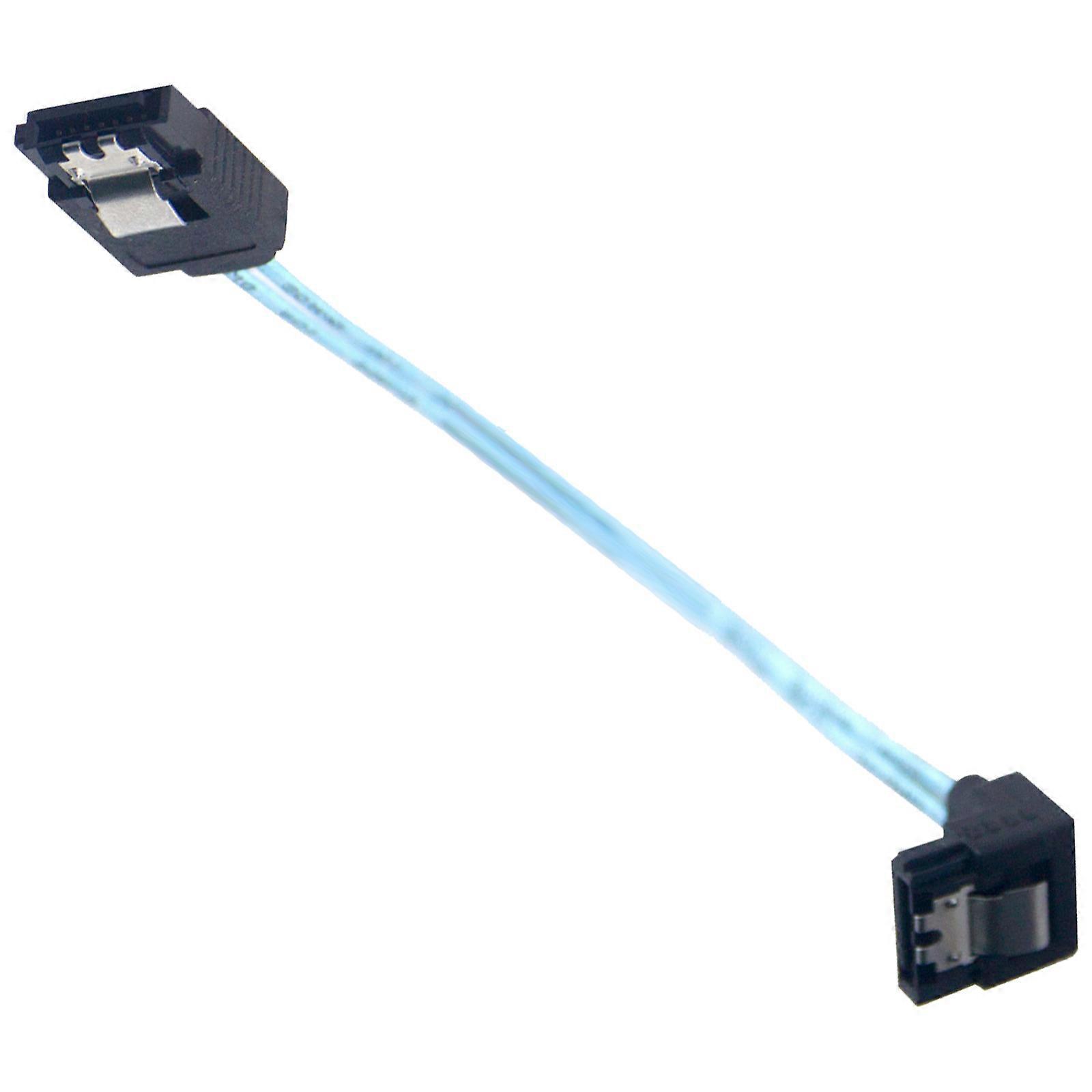 7Pin 7Pin Cable Right Angle 180 Degree To 90 Degree Adapter 7Pin to 7Pin Converter For PC Server Hard Drive Connection Multicolor