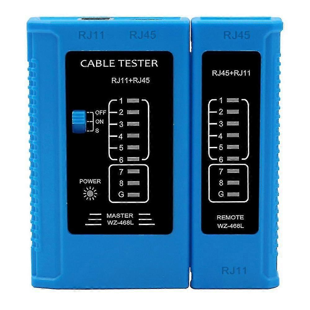 Network Cable Tester & Tracker Tool Kit - Blue Wire Detector for Networking & Telephone Lines Testing