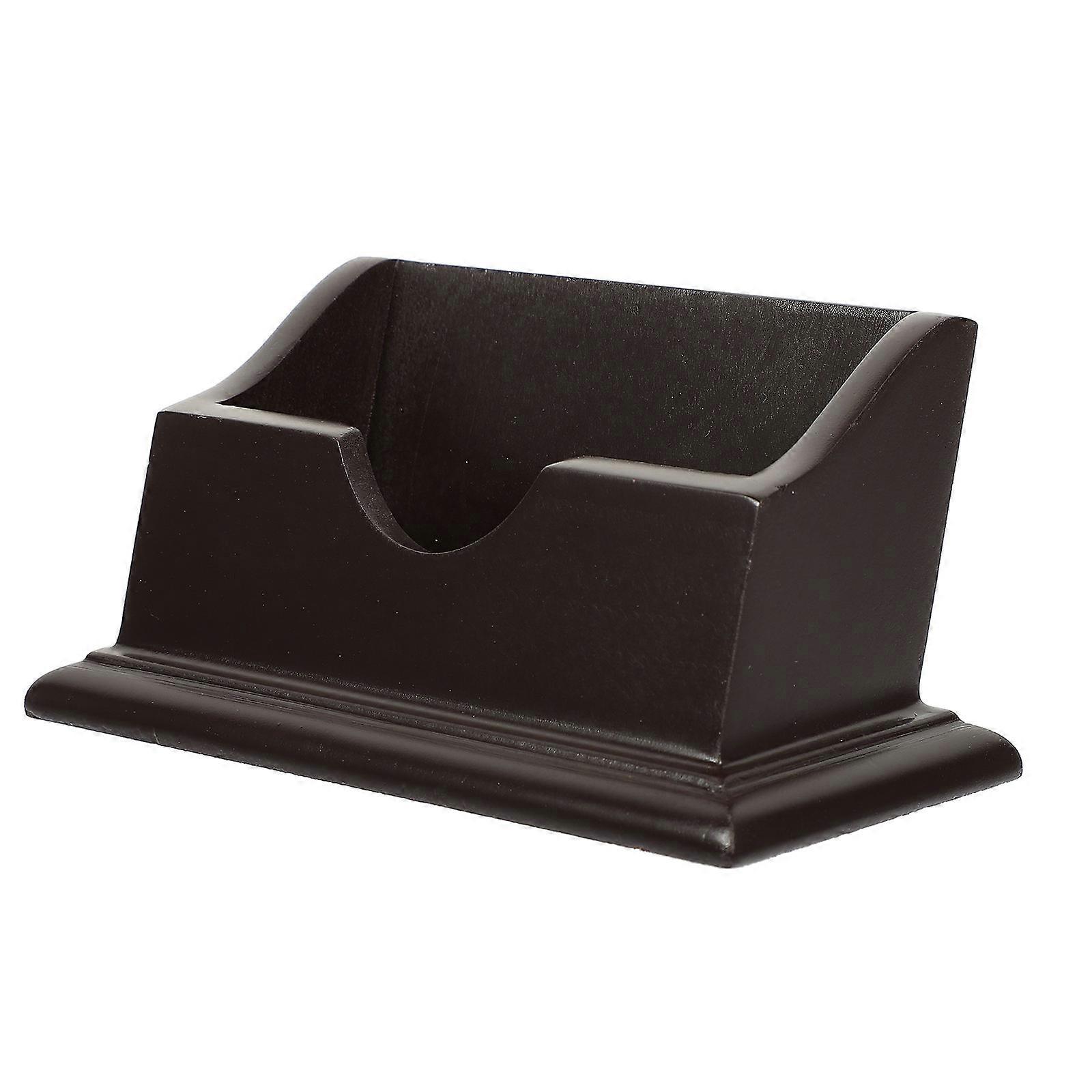 Business Card Holder with Pen Holder   Multi Functional Desk Organizer for Name Card Display and Storage, Sleek Design for Professional Use