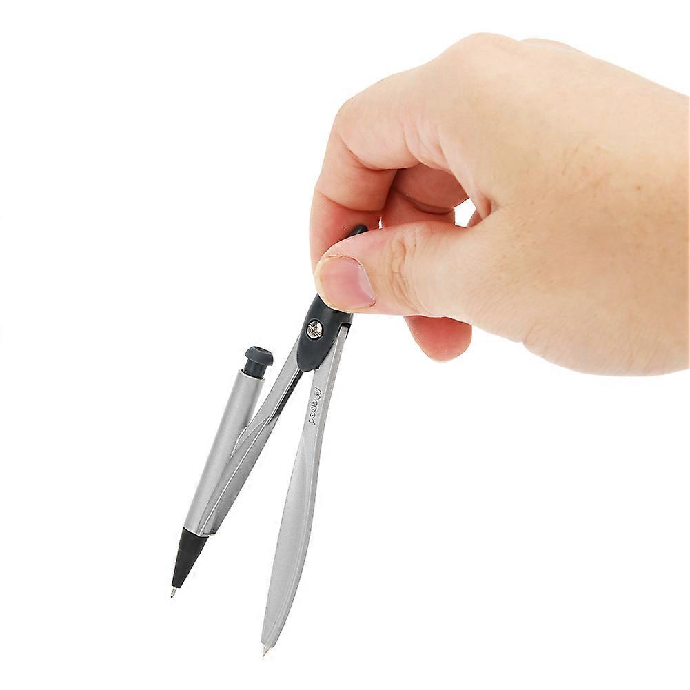 Students Drawing Compass Metal Circular Drawing Tool for Geometry Math Studying Designing