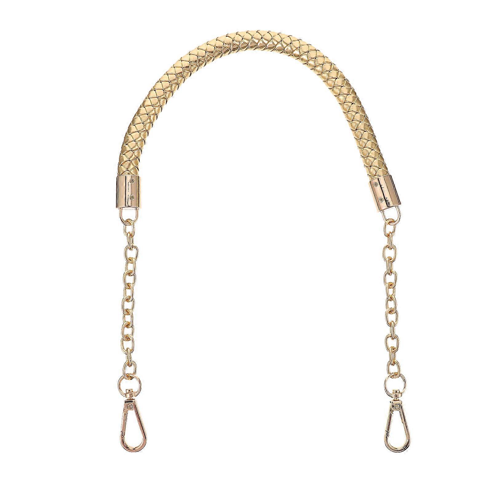 Shoulder Bag Strap Replacement Strap For Bag High-End Stylish Metal Chain Detachable 1Set