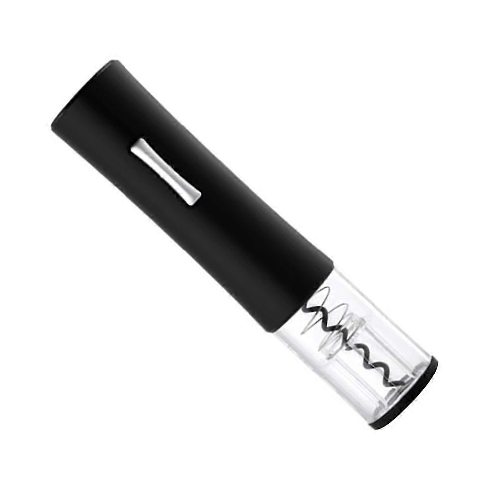 Electric Wine Opener with Aluminum and ABS Material for Home Use Black Color Simple Stylish Design 1pc