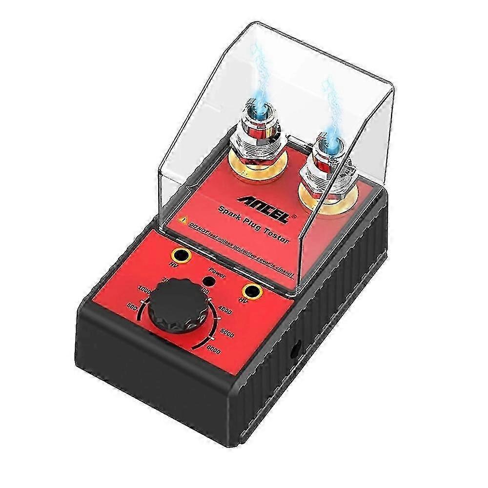 Spark plug ignition analyzer for gasoline cars, 12V dual hole EU adapter