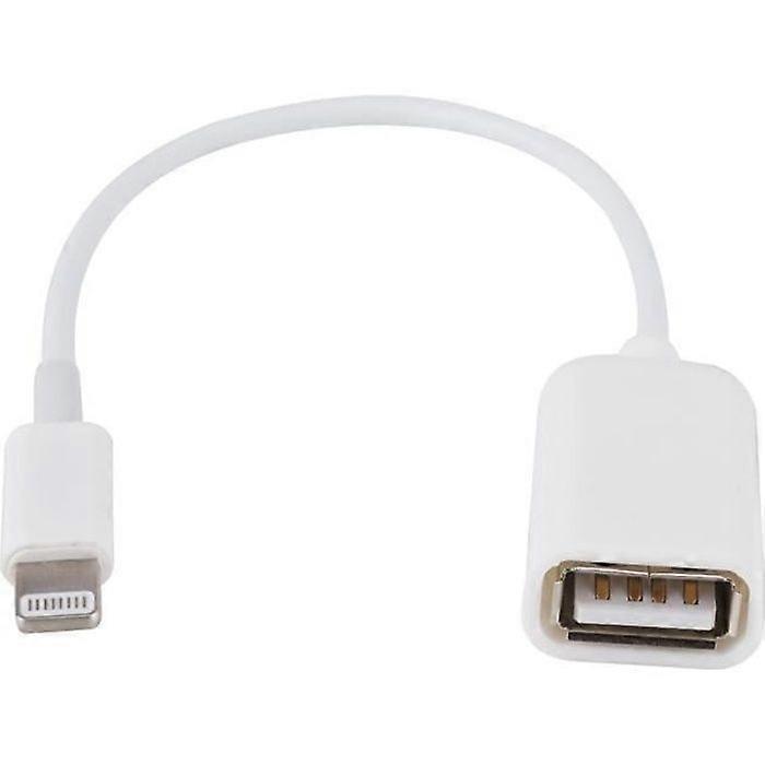 USB Female Adapter Charging Cable Sync Data OTG for iPhone -ABI