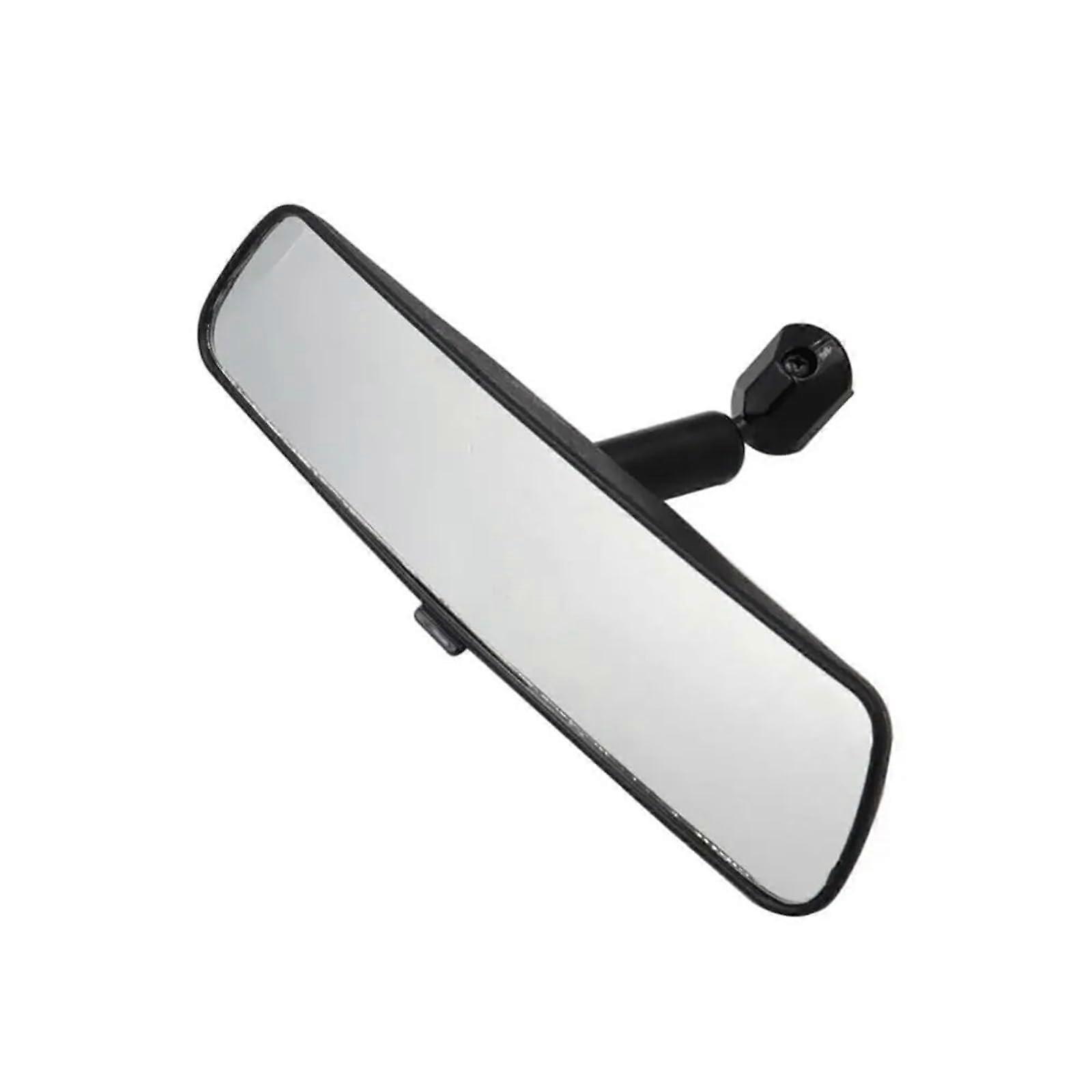 10 Inch Auto Interior Rearview Mirror Black ABS Glass Universal Compatibility Auto Interior Mirror