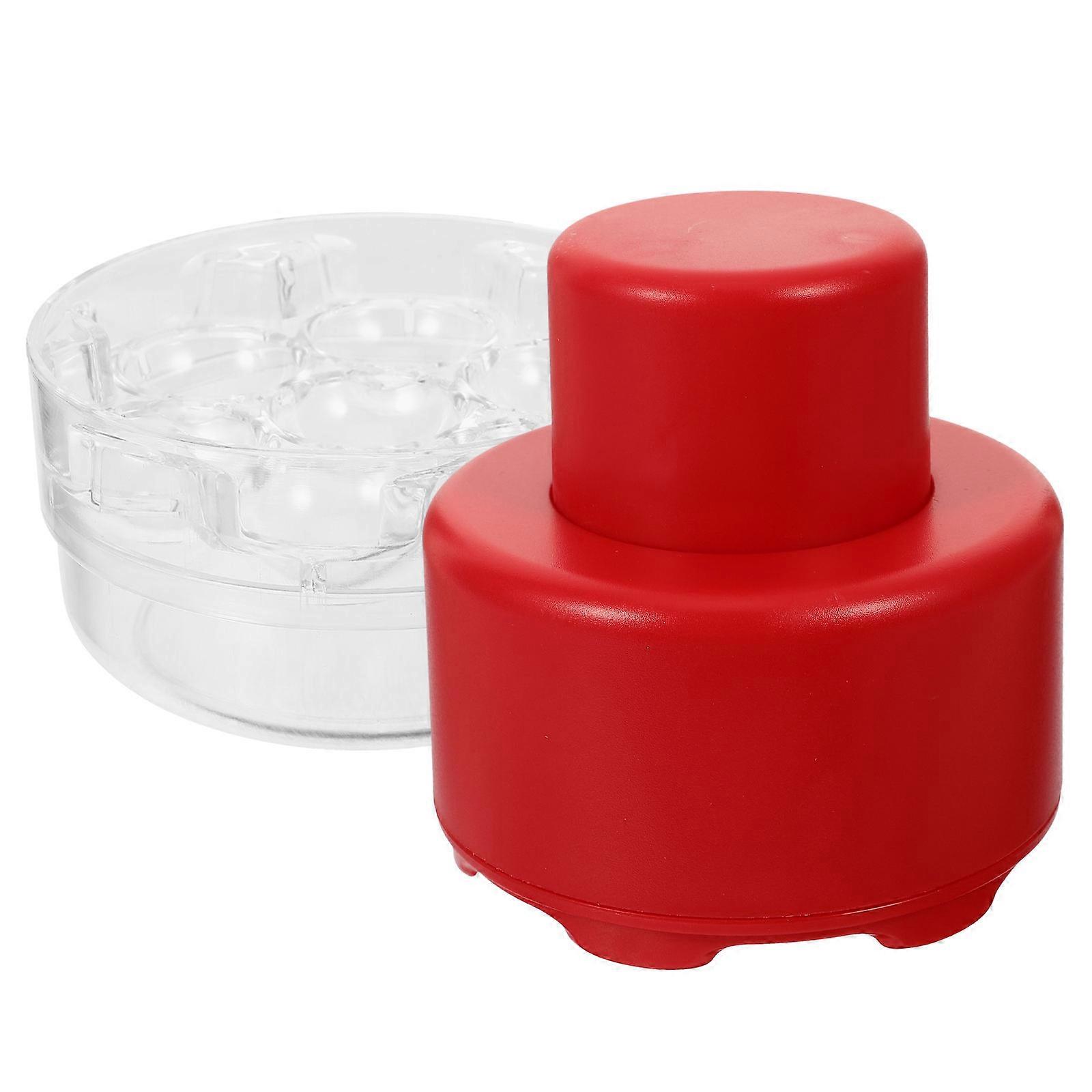 Fruit Core Removal Tool Cherry Core Remover Pressing Type Kitchen Use Red 14.00X9.60X9.60CM Reusable 1Pcs