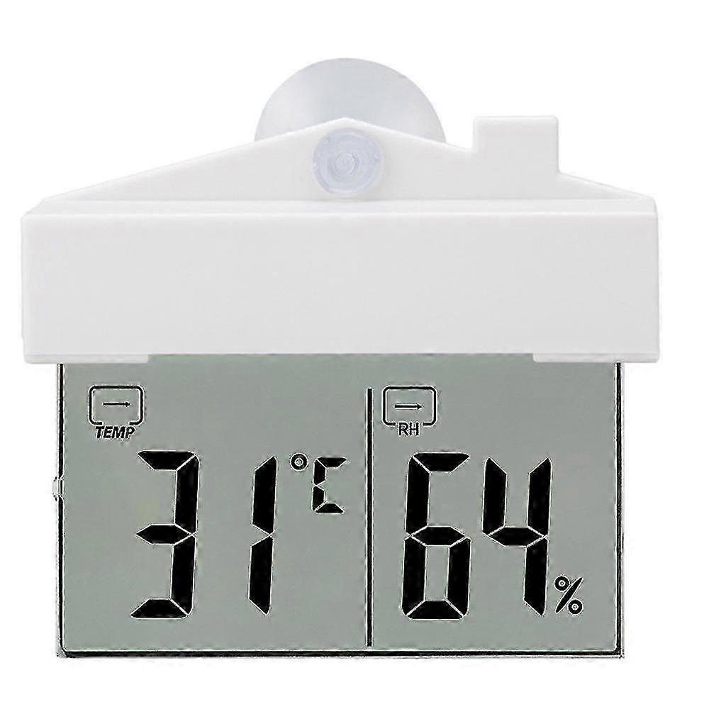 Detachable Bracket & Records Min/max Temp & Auto Reset Digital Window Thermometer VVX