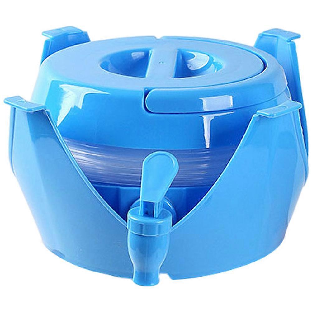 Collapsible Water Container for Storage Assorted Color PP Plastic Portable Camping Accessories