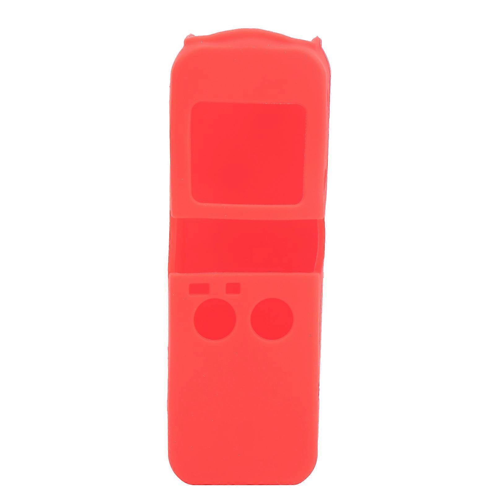 Sunnylife Silicone Protective Cover Case Protector Fit for Pocket 2 Handheld CameraRed