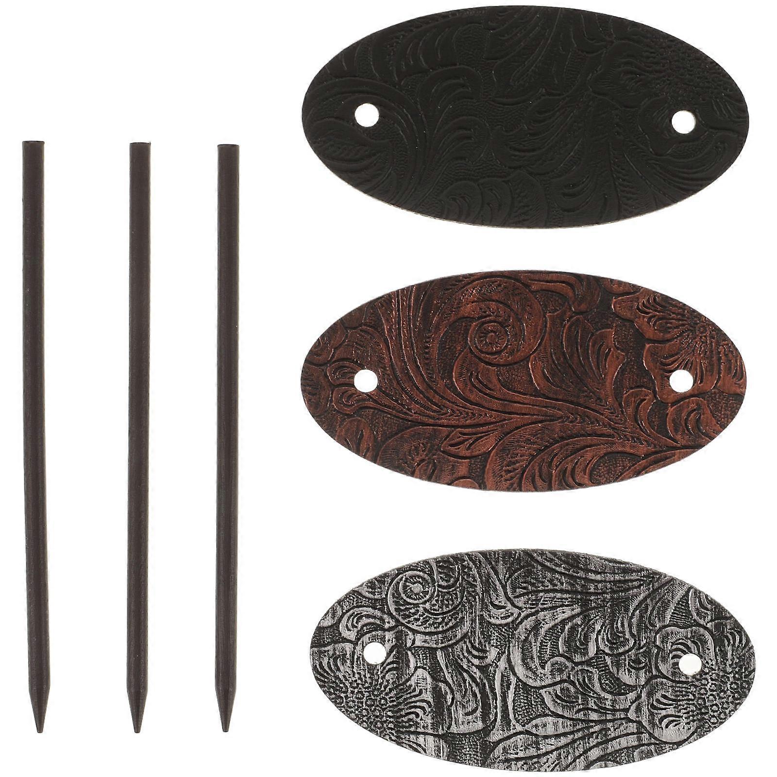 Elegant Wood Hair Sticks for Women Featuring Retro Style and Durability Assorted Color