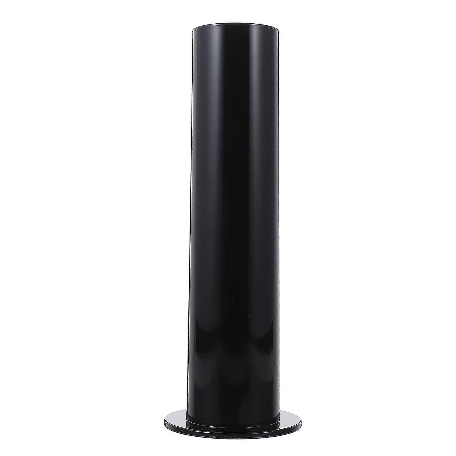 Black Acrylic Hair Tie Stand for Storage Durable and Stylish Holds Various Scrunchies 7.8 Inches