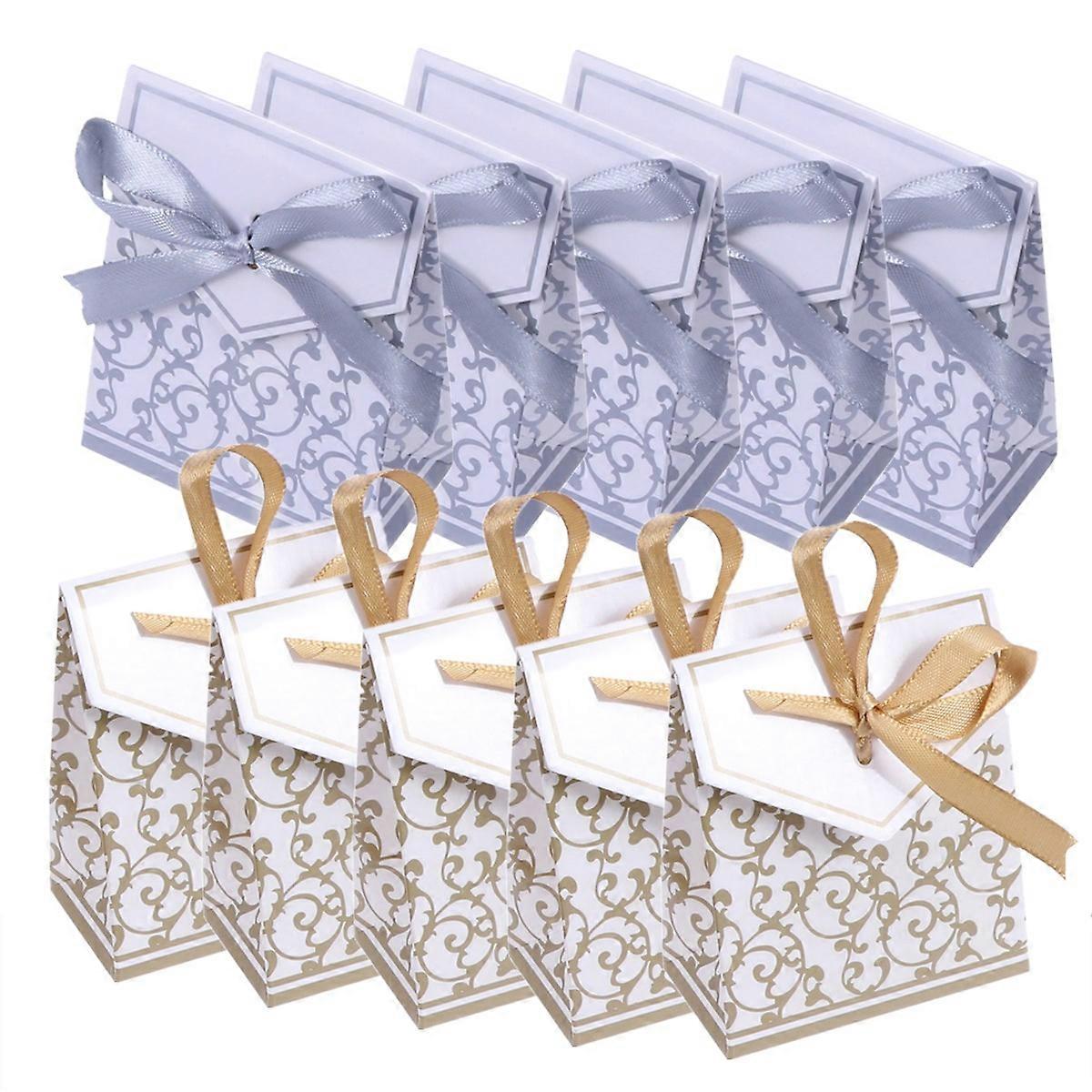 Party Candy Boxes 50Set Gorgeous Storage For Baking Biscuits Packing In Wedding Style