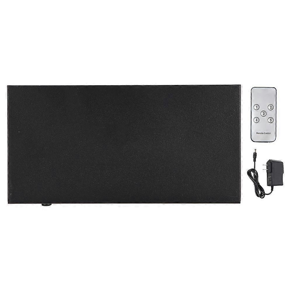 5x1 HD Multimedia Interface Switch with 4Kx2K Support, 3D Remote Control, 100-240V US Plug