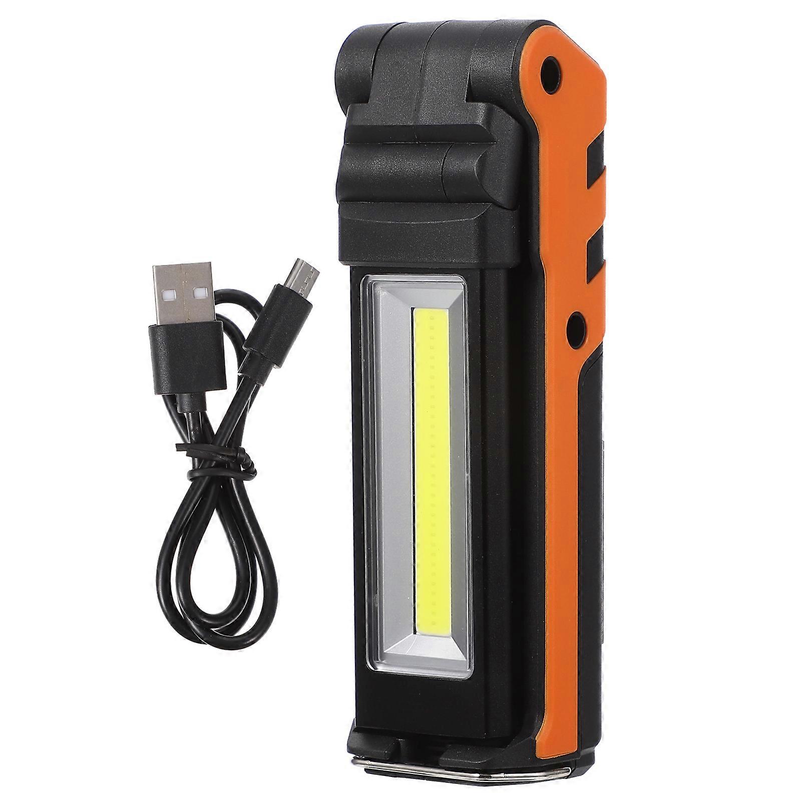 USB Rechargeable Compact LED Flashlight Bright, Durable, Lightweight, Energy Efficient for Emergency, Car Repair, and Portable Use