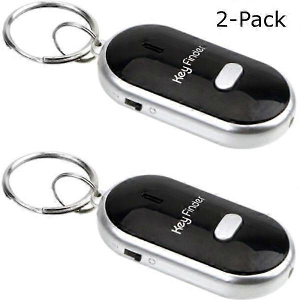 2er-Pack Schlüsselfinder SCHWARZ Keyfinder Schlüsselfinder Pfeife schwarz